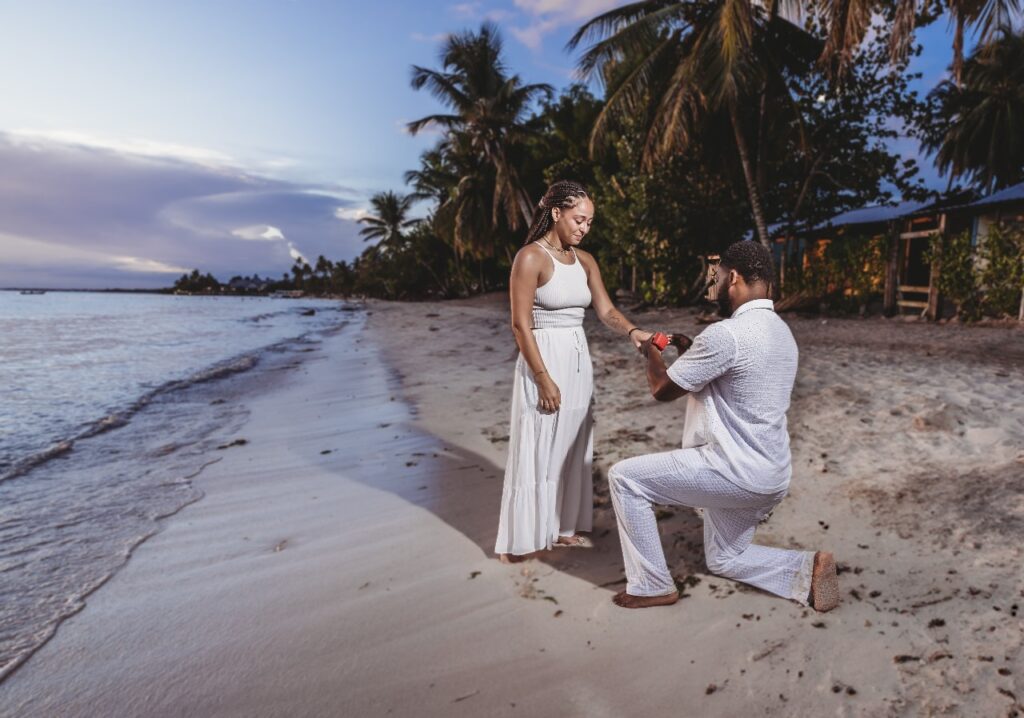 Proposal Photoshoot in La Romana: Love Unveiled